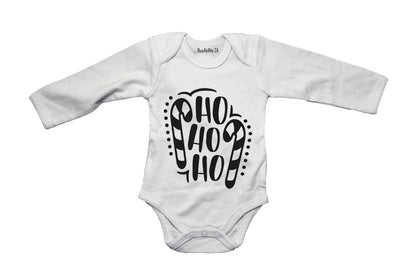 Ho Ho - Christmas Candy Cane - Baby Grow