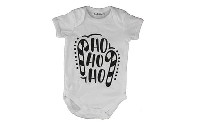 Ho Ho - Christmas Candy Cane - Baby Grow