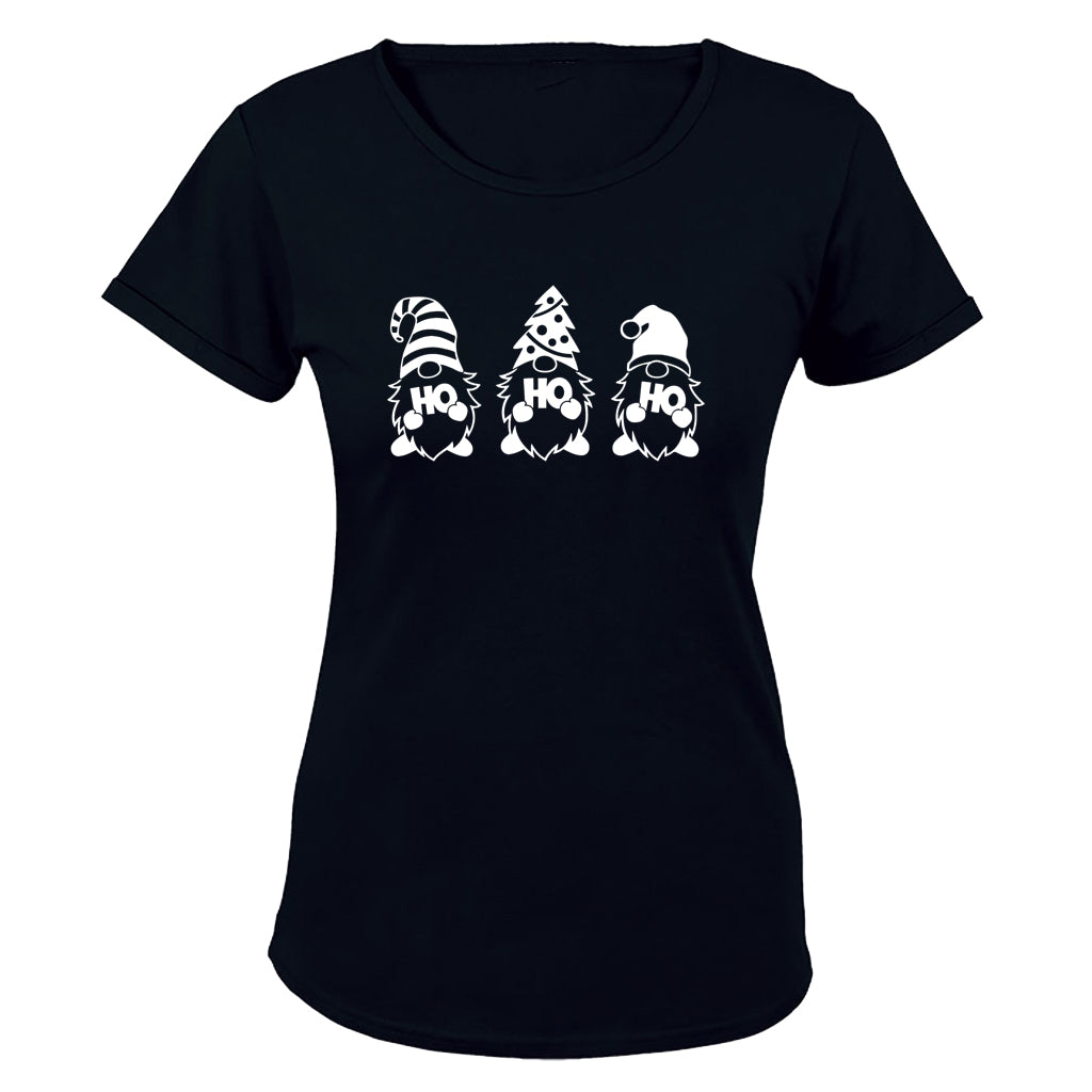 Ho Ho - Christmas Gnomes - Ladies - T-Shirt - BuyAbility South Africa