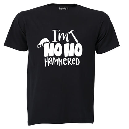 Christmas - Ho Ho Hammered - Adults - T-Shirt - BuyAbility