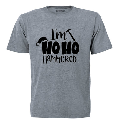 Christmas - Ho Ho Hammered - Adults - T-Shirt - BuyAbility