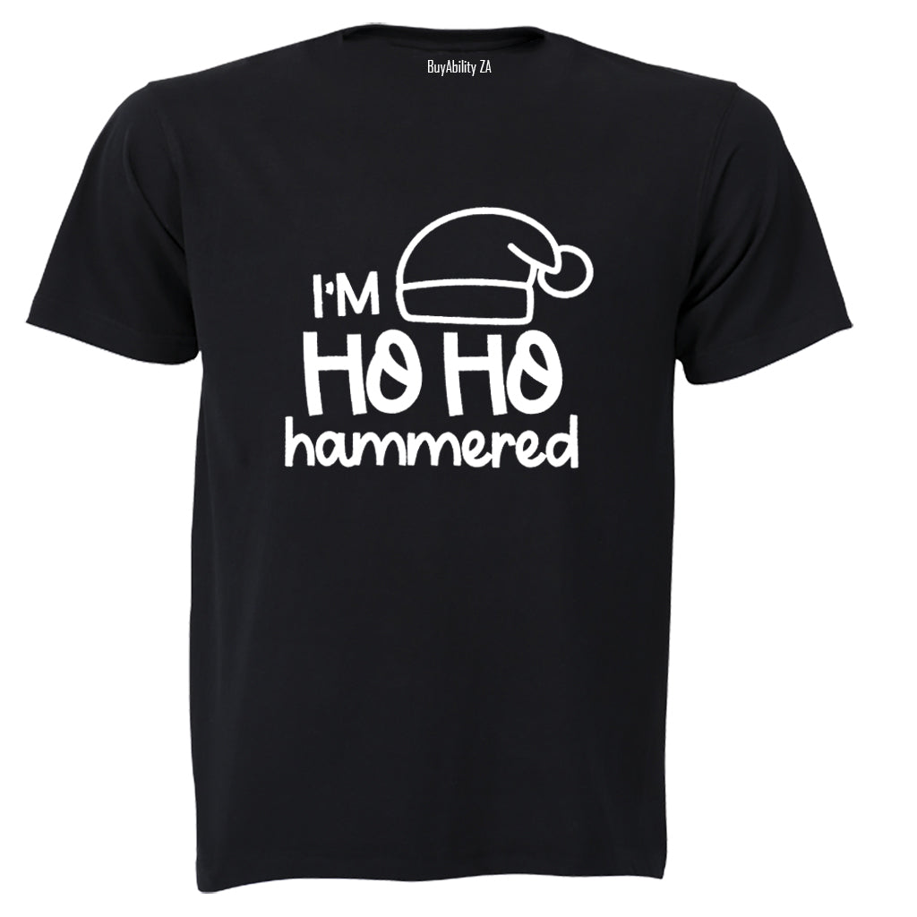 Ho Ho Hammered - Christmas Hat - Adults - T-Shirt