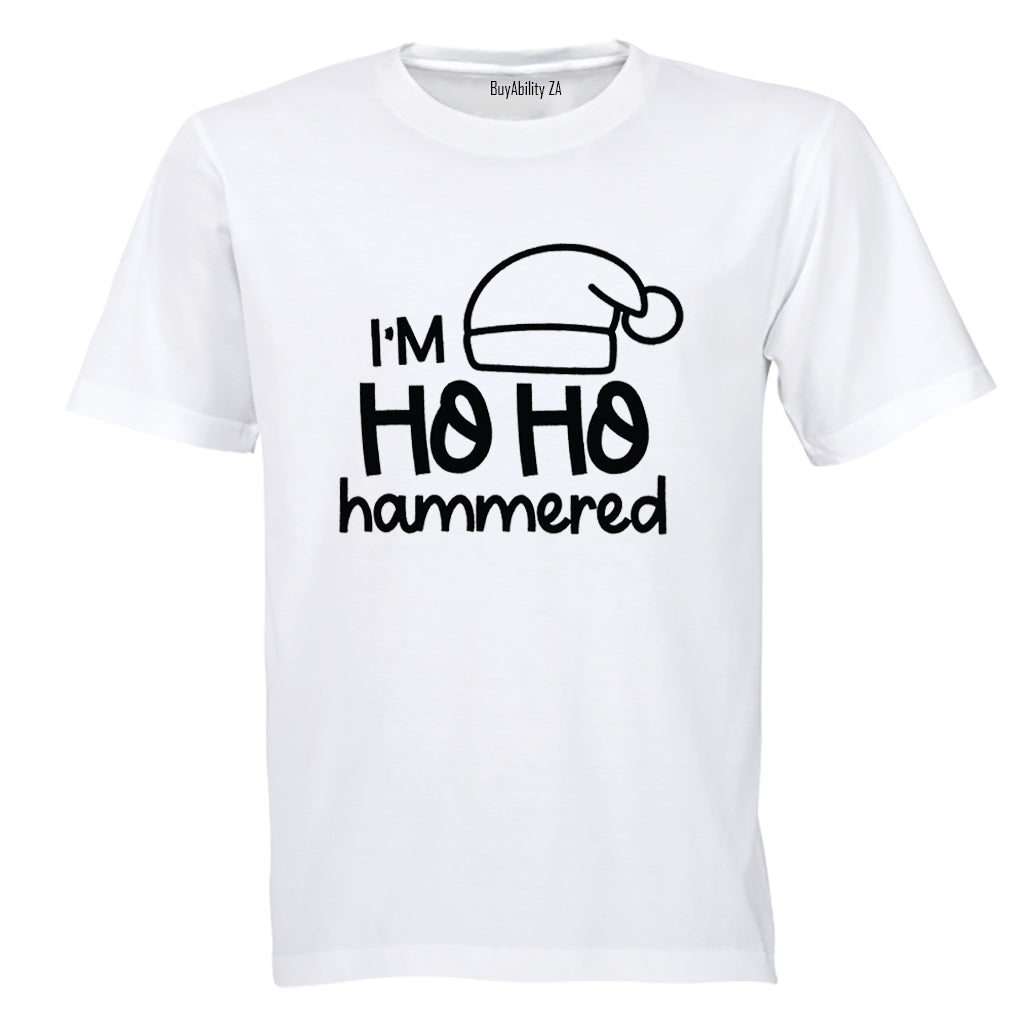 Ho Ho Hammered - Christmas Hat - Adults - T-Shirt