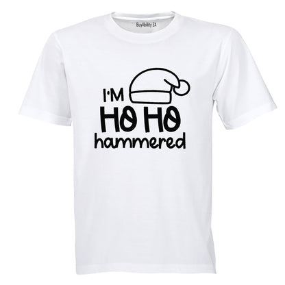 Ho Ho Hammered - Christmas Hat - Adults - T-Shirt