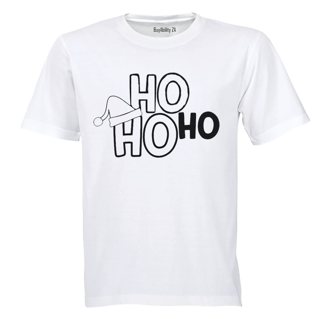 Ho Ho Ho - Christmas Hat - Kids T-Shirt