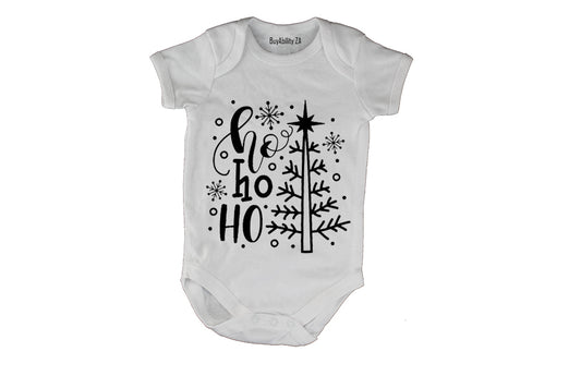 Ho Ho Ho - Christmas TREE - Baby Grow
