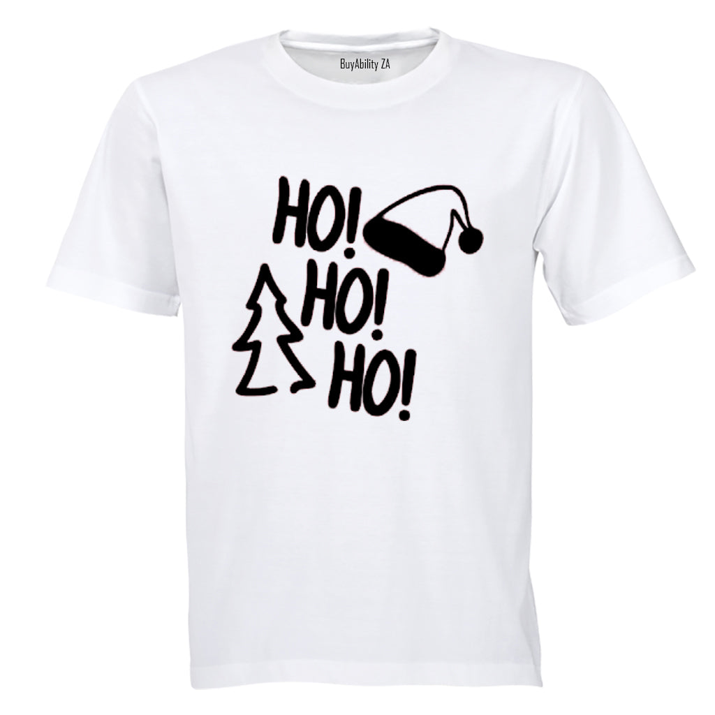 Ho Ho Ho - Christmas Tree - Kids T-Shirt