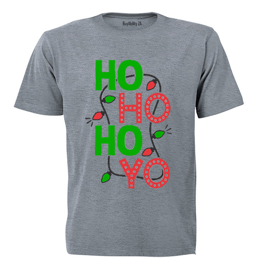 Ho Ho Ho Yo - Christmas - Adults - T-Shirt