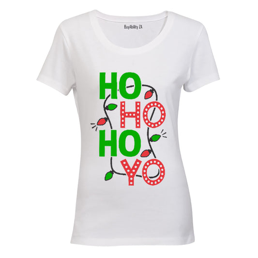 Ho Ho Ho Yo - Christmas - Ladies - T-Shirt
