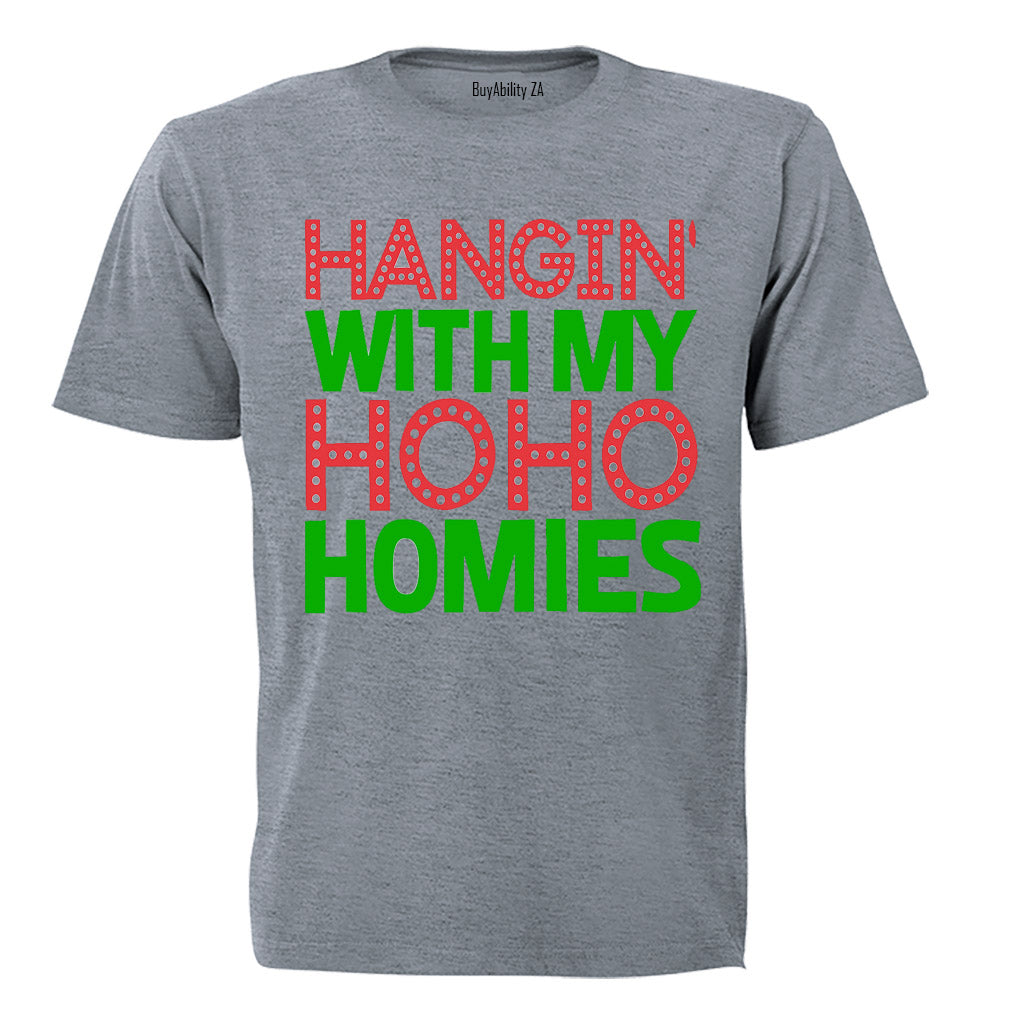 Ho Ho Homies - Christmas - Adults - T-Shirt