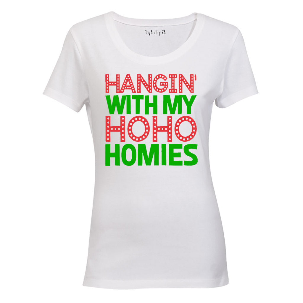 Ho Ho Homies - Christmas - Ladies - T-Shirt