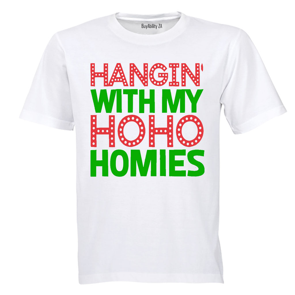 Ho Ho Homies - Christmas - Adults - T-Shirt