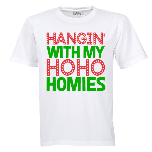Ho Ho Homies - Christmas - Adults - T-Shirt