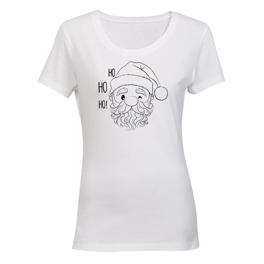 Ho Ho Santa - Christmas - Ladies - T-Shirt - BuyAbility South Africa