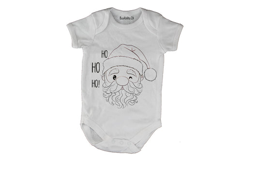 Ho Ho Santa - Christmas - Baby Grow