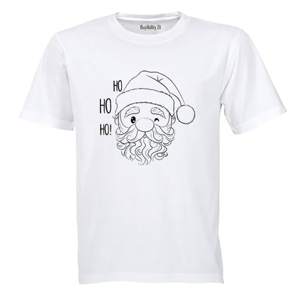 Ho Ho Santa - Christmas - Adults - T-Shirt