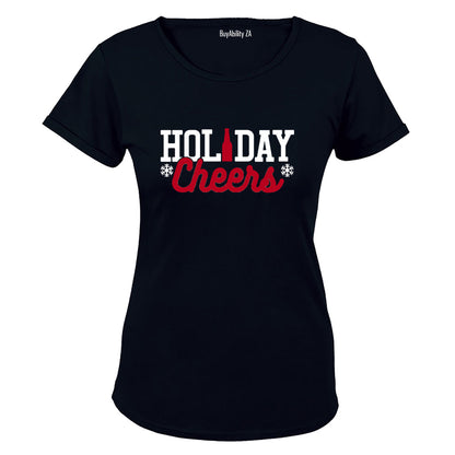 Holiday Cheers - Christmas - Ladies - T-Shirt