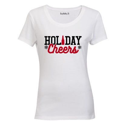 Holiday Cheers - Christmas - Ladies - T-Shirt
