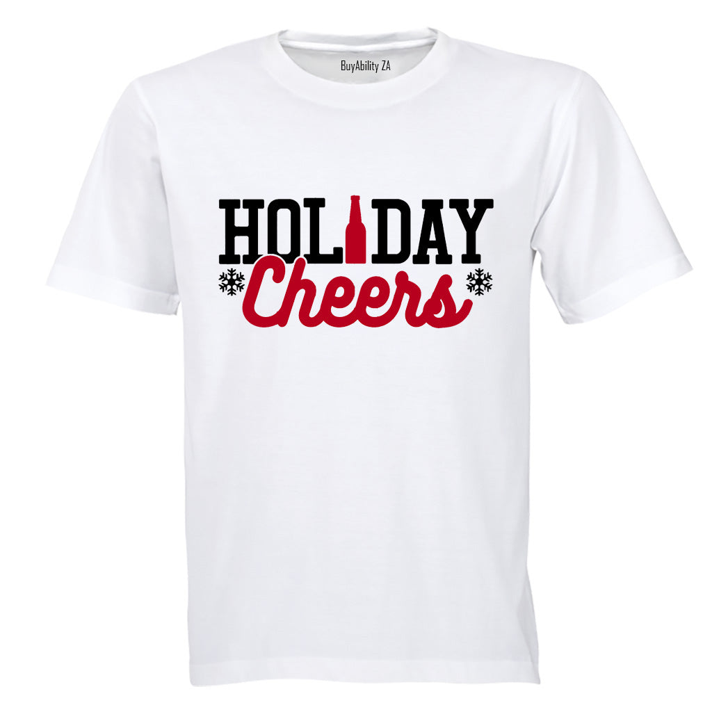 Holiday Cheers - Christmas - Adults - T-Shirt
