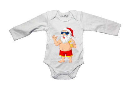 Holiday Santa - Christmas - Baby Grow