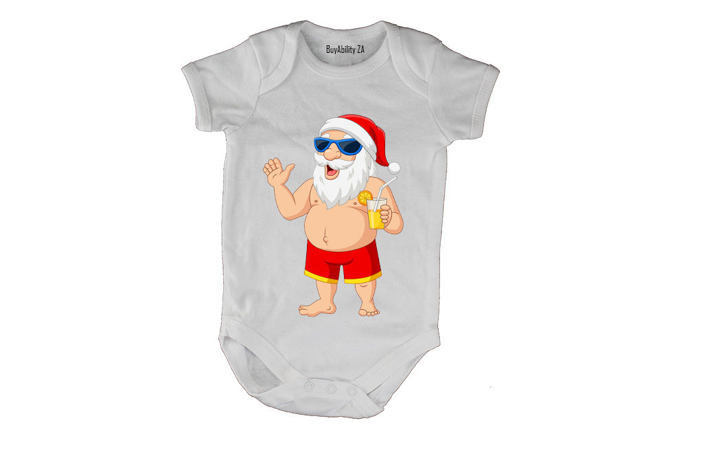 Holiday Santa - Christmas - Baby Grow