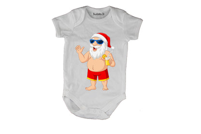 Holiday Santa - Christmas - Baby Grow