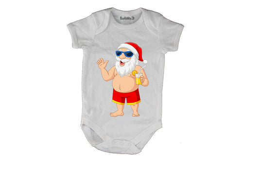 Holiday Santa - Christmas - Baby Grow