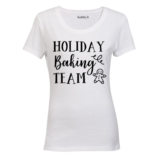 Holiday Baking Team - Christmas - Ladies - T-Shirt