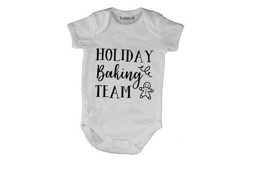 Holiday Baking Team - Christmas - Baby Grow