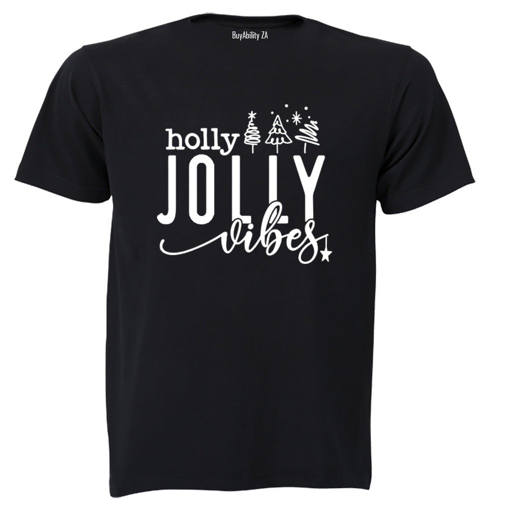 Holly Jolly Vibes - Christmas - Kids T-Shirt - BuyAbility