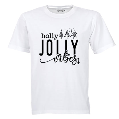 Holly Jolly Vibes - Christmas - Kids T-Shirt - BuyAbility