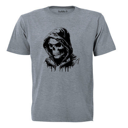 Hooded Skeleton - Adults - T-Shirt
