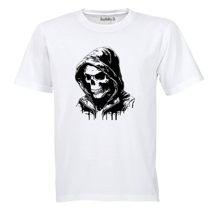 Hooded Skeleton - Adults - T-Shirt
