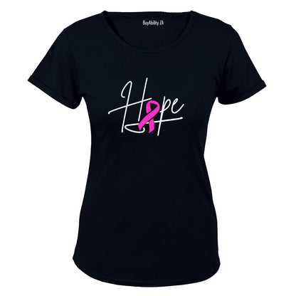 Hope - Cancer Ribbon - Ladies - T-Shirt