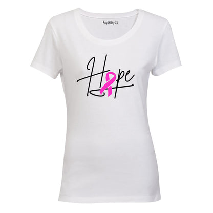 Hope - Cancer Ribbon - Ladies - T-Shirt