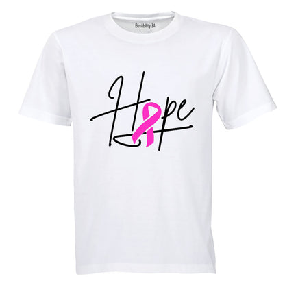 Hope - Cancer Ribbon - Adults - T-Shirt
