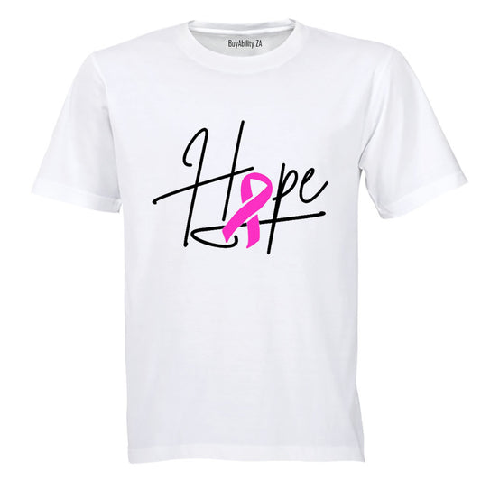 Hope - Cancer Ribbon - Adults - T-Shirt