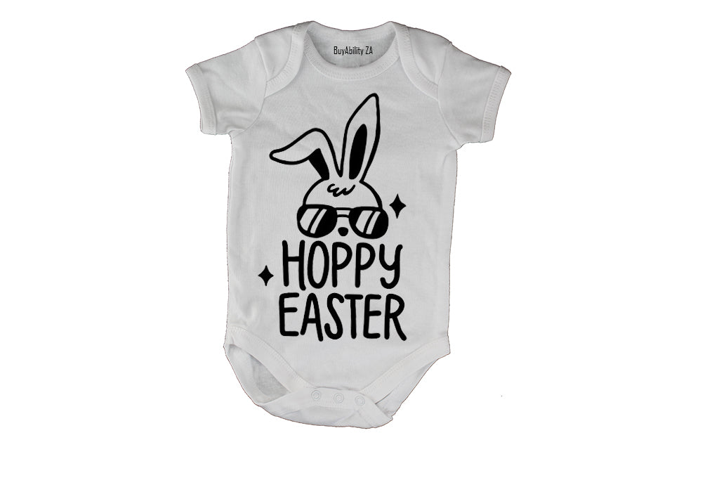Hoppy Easter - Cool Bunny - Baby Grow