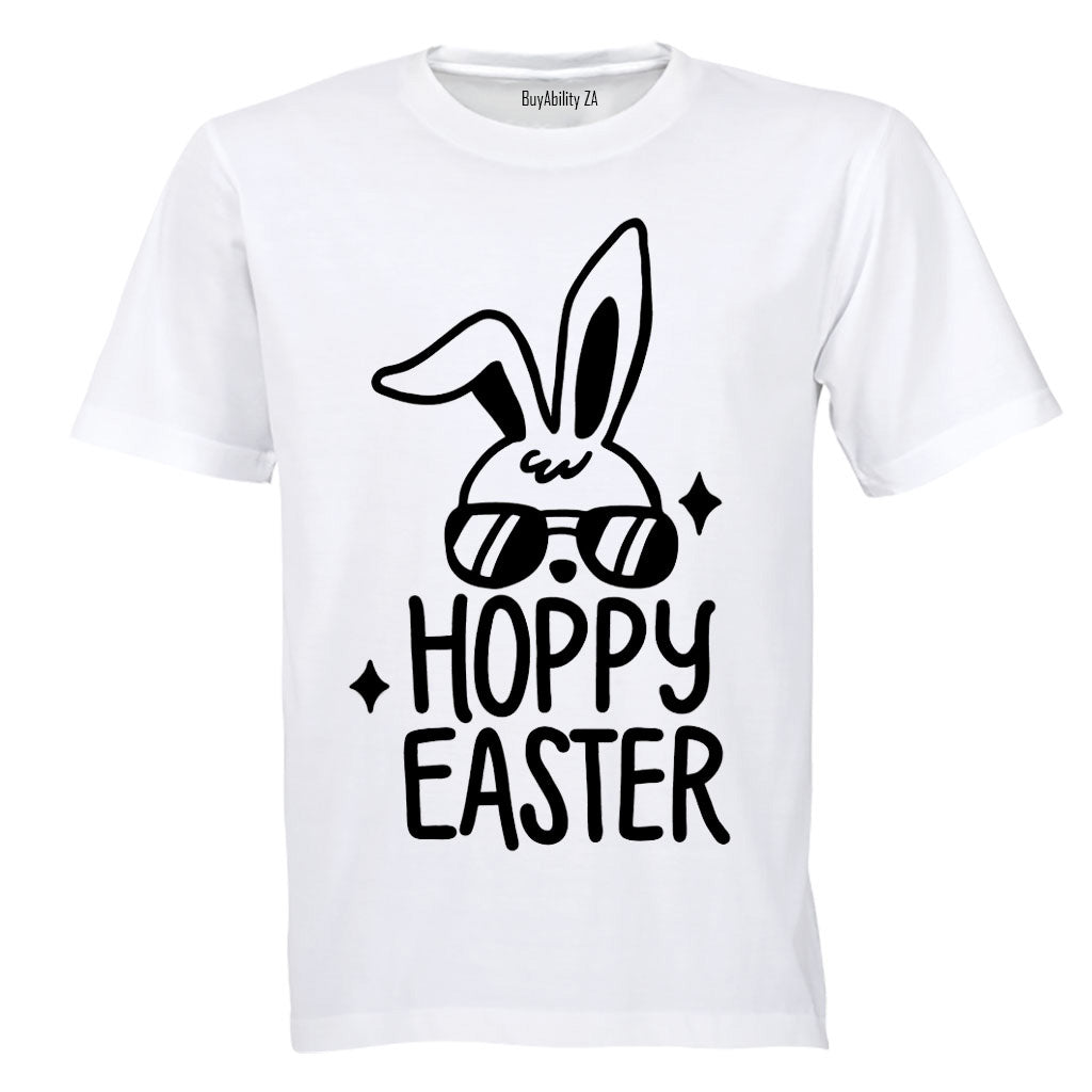 Hoppy Easter - Cool Bunny - Adults - T-Shirt - BuyAbility