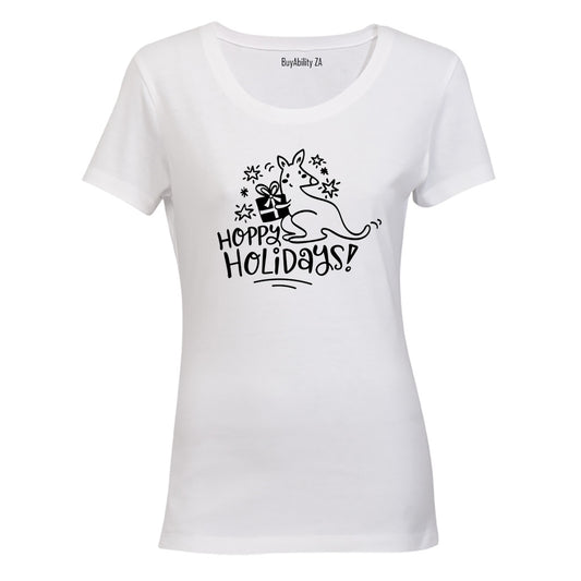 Hoppy Holidays - Christmas - Ladies - T-Shirt