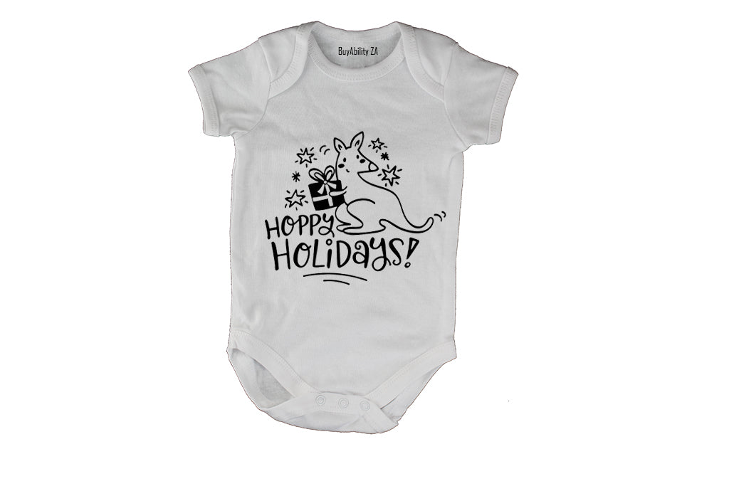 Hoppy Holidays - Christmas - Baby Grow