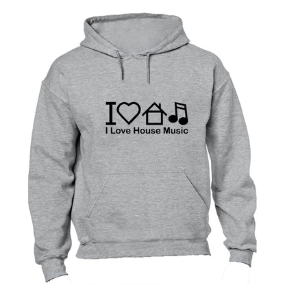House Music - Hoodie - BuyAbility South Africa
