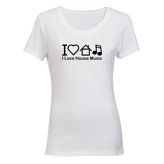 House Music - Ladies - T-Shirt - BuyAbility South Africa