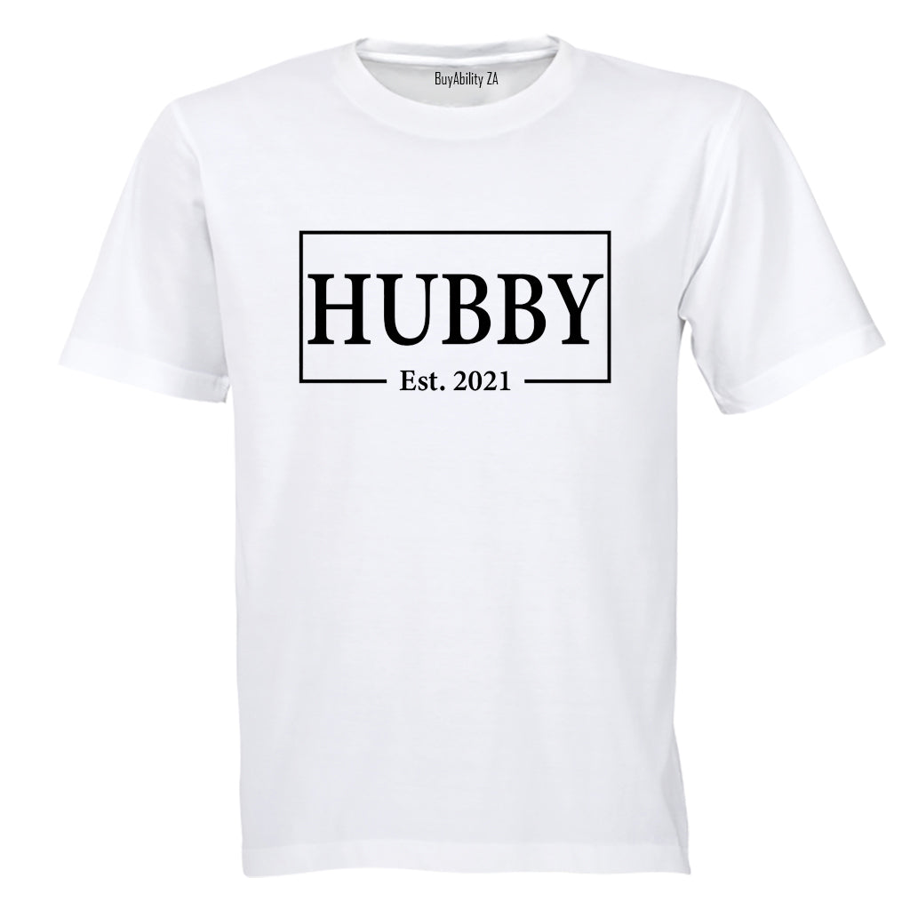Hubby EST. 2021 - Adults - T-Shirt
