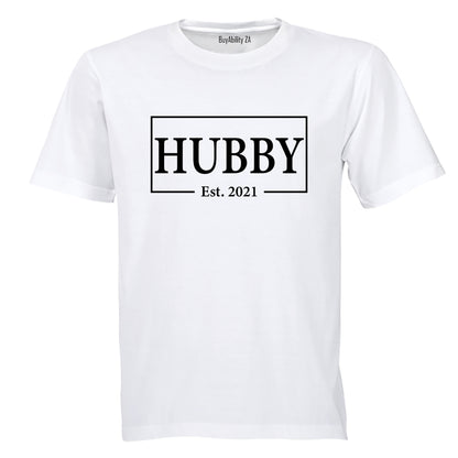 Hubby EST. 2021 - Adults - T-Shirt