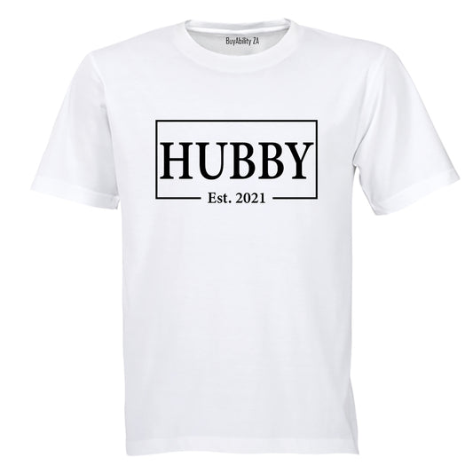 Hubby EST. 2021 - Adults - T-Shirt