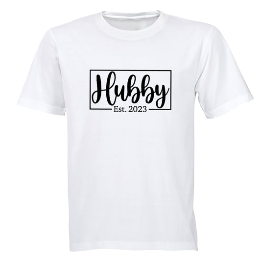 Hubby - Est.2023 - Adults - T-Shirt - BuyAbility South Africa