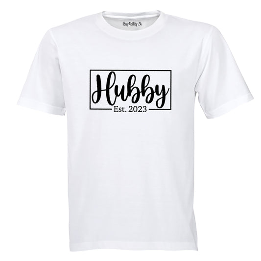 Hubby - Est.2023 - Adults - T-Shirt - BuyAbility