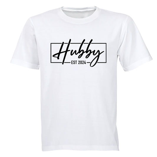 Hubby EST 2024 - Adults - T-Shirt - BuyAbility South Africa