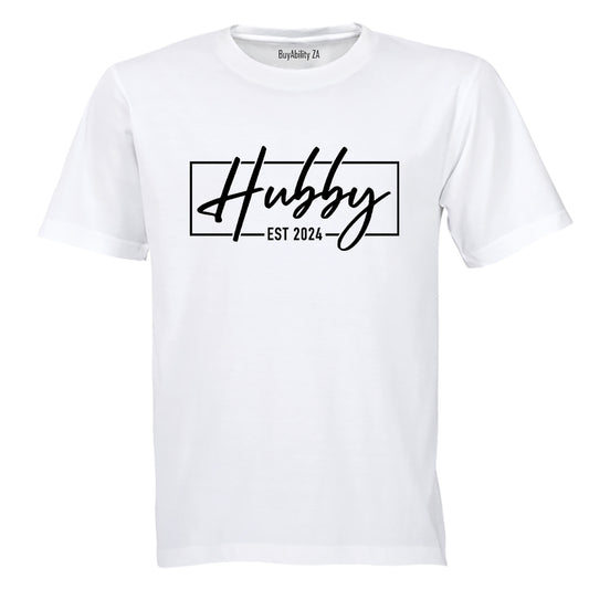 Hubby EST 2024 - Adults - T-Shirt
